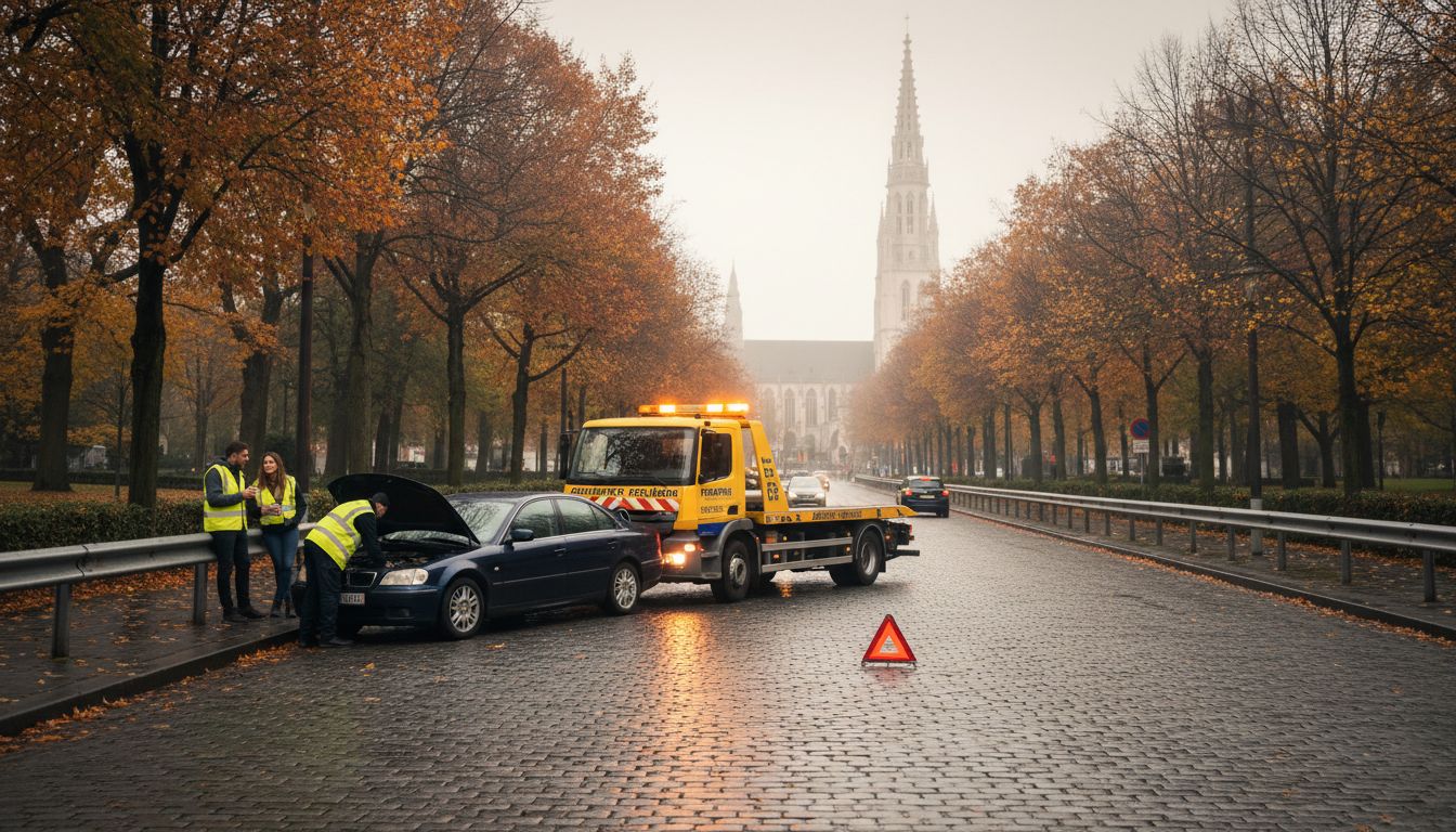 Dépannage de voiture à Bruxelles avec City Dépannage pendant les vacances de la Toussaint