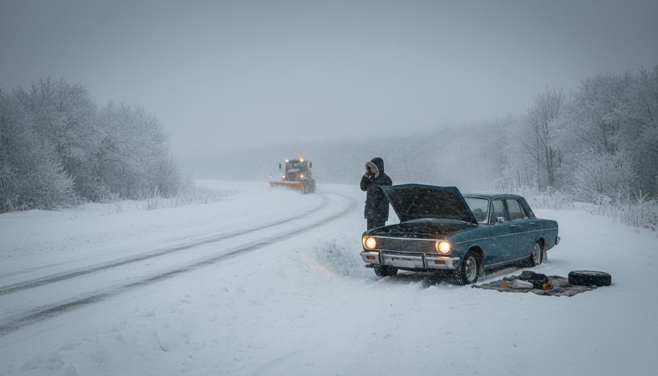 Voiture en panne : préparez votre voiture pour l'hiver avec une checklist d'entretien saisonnier.